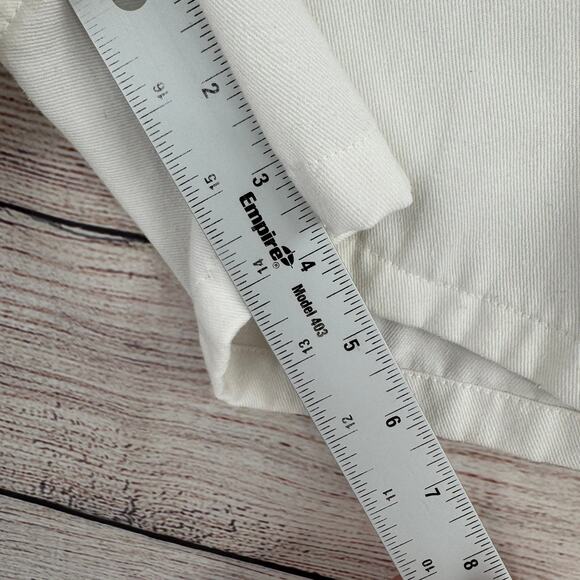 Vintage Opal Lorraine Wardy Jean Shorts and Vest Set Womens 28 Medium White - Picture 6 of 13